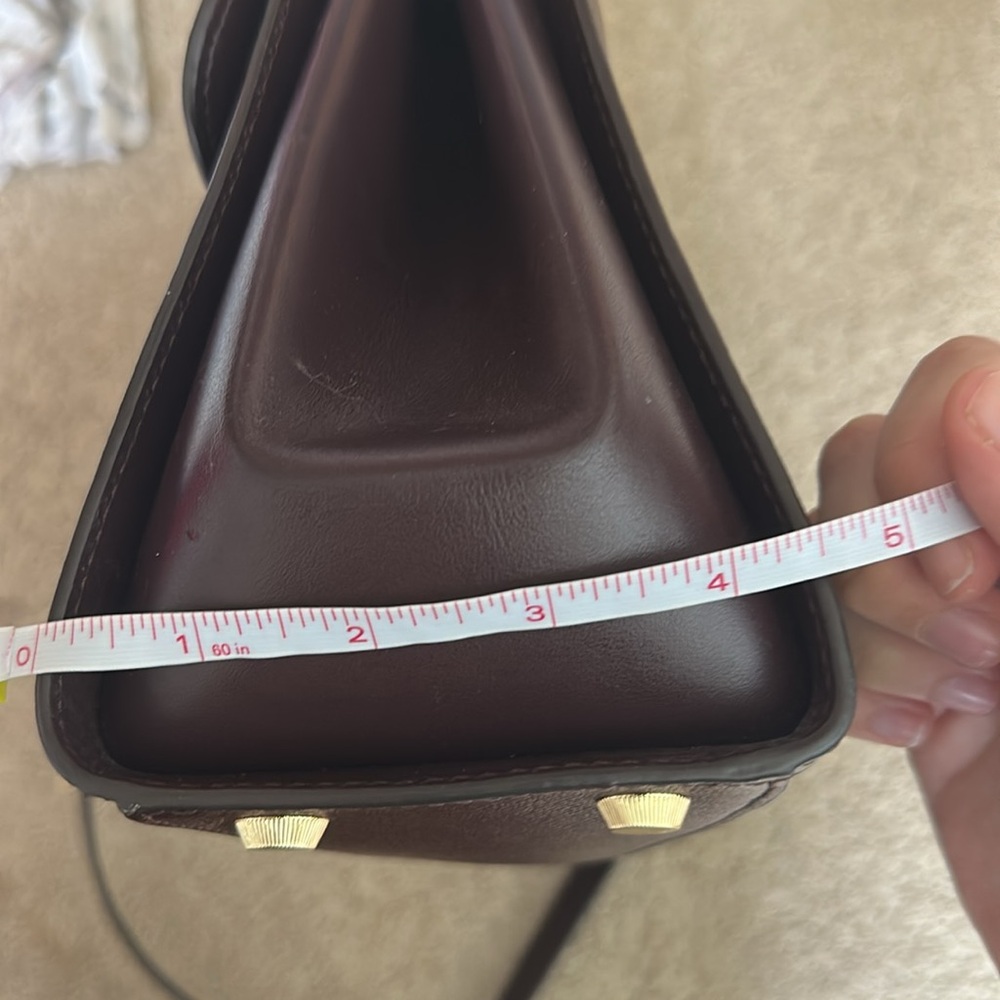 Michael Kors dark wine Leather Handbag - Picture 7 of 11